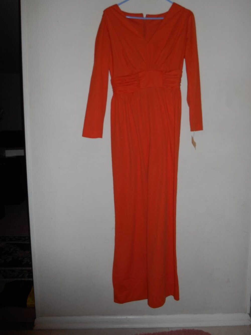 Orange Maxi Dress.
